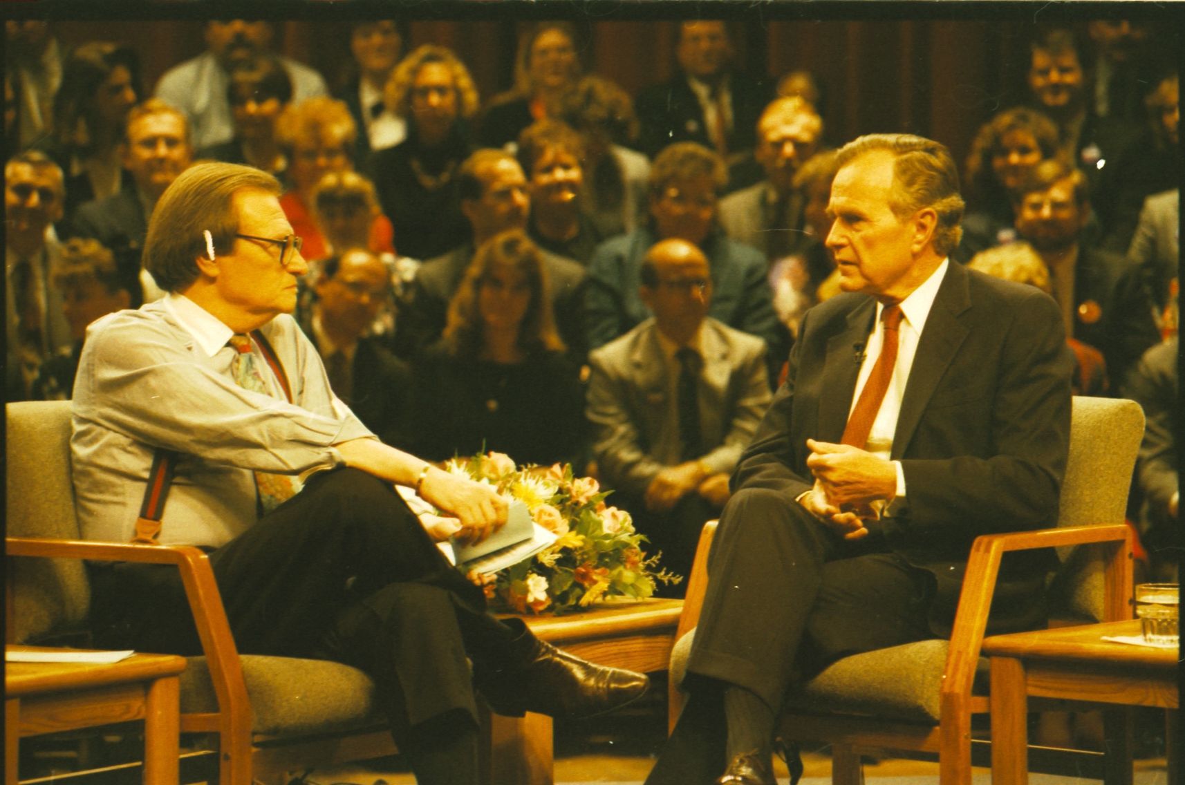 George H.W. Bush at Memorial Hall